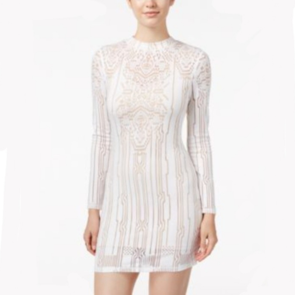 NWT Material Girl Beige Mini Dress